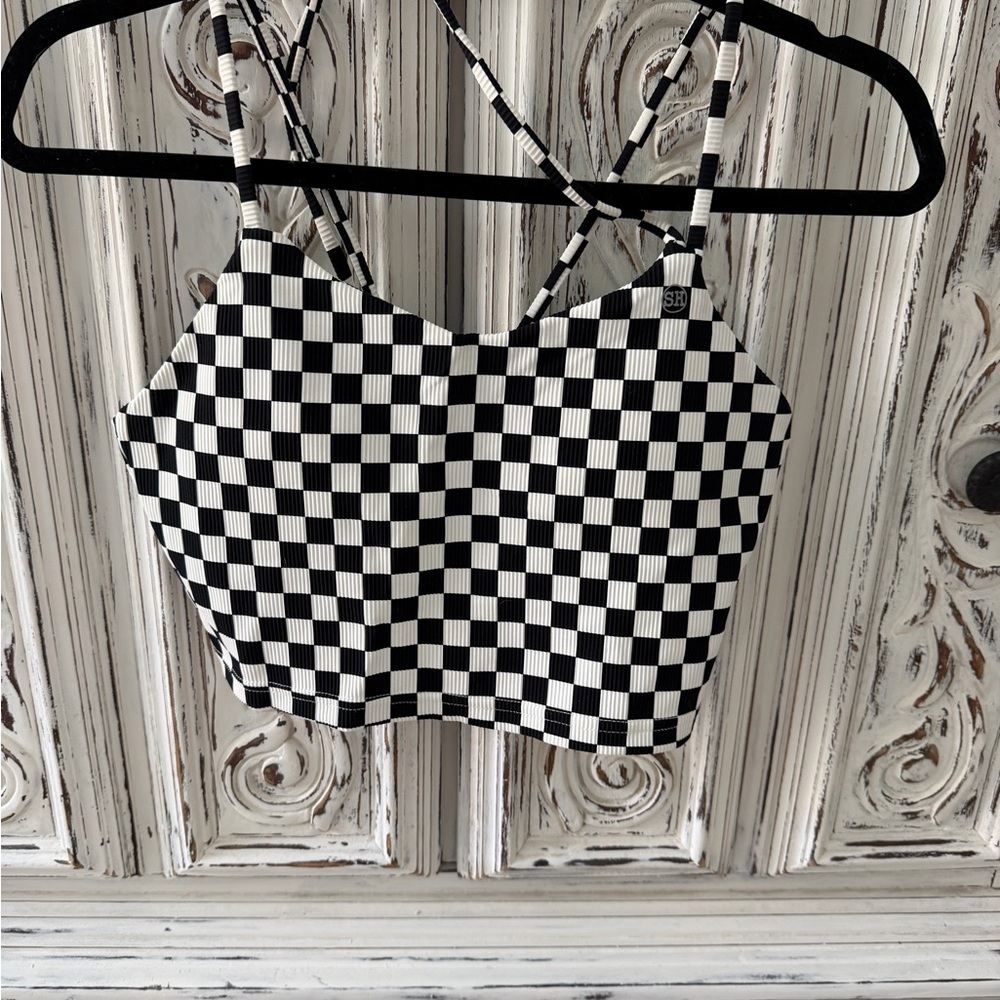 Salty Honey Capture tank- Black & White Checkerboard